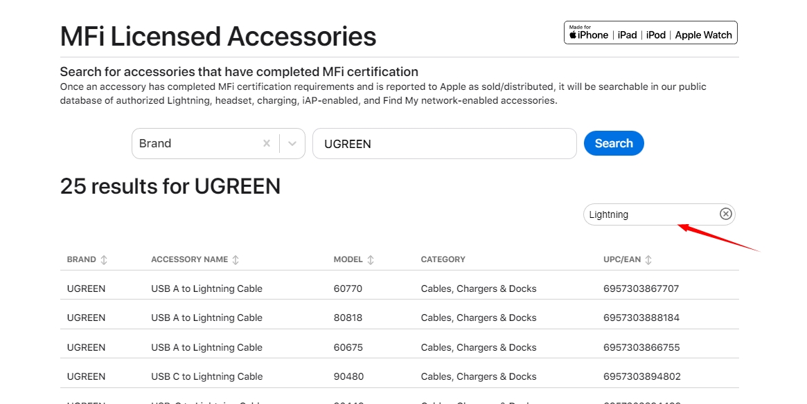蘋果MFi認證如何查詢？(圖3)